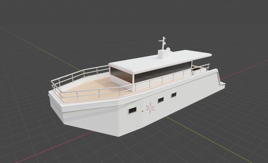 Boat Low Poly preview image 1